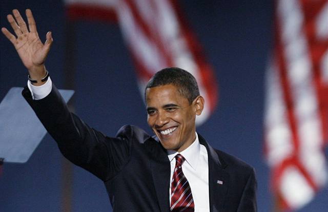 Vítz amerických voleb Barack Obama.